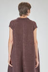 longuette jumpsuit, wide, in basketweave nylon, mohair, viscose, wool, textile paper and cotton knit - BOBOUTIC 