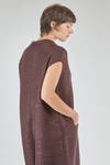 longuette jumpsuit, wide, in basketweave nylon, mohair, viscose, wool, textile paper and cotton knit - BOBOUTIC 