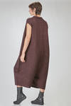 longuette jumpsuit, wide, in basketweave nylon, mohair, viscose, wool, textile paper and cotton knit - BOBOUTIC 