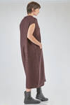 longuette jumpsuit, wide, in basketweave nylon, mohair, viscose, wool, textile paper and cotton knit - BOBOUTIC 