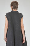 longuette jumpsuit, wide, in basketweave nylon, mohair, viscose, wool, textile paper and cotton knit - BOBOUTIC 