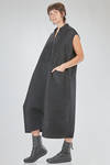 longuette jumpsuit, wide, in basketweave nylon, mohair, viscose, wool, textile paper and cotton knit - BOBOUTIC 
