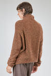 maglia lunga e ampia in maglia bouclé di cachemire e seta multicolor - BOBOUTIC 