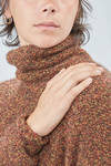 maglia lunga e ampia in maglia bouclé di cachemire e seta multicolor - BOBOUTIC 