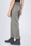 pantalone morbido in leggero tweed pepe e sale di lana vergine, cachemire ed elastan - CINI 