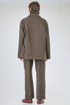 long and straight shirt/jacket in heavy cotton twill - CINI 