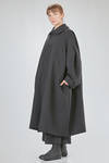 long and wide coat in polyester cloth - COMME des GARÇONS - COMME des GARÇONS 