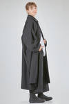 long and wide coat in polyester cloth - COMME des GARÇONS - COMME des GARÇONS 