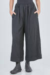 wide trousers in washed techno polyester canvas - COMME des GARÇONS - COMME des GARÇONS 