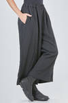 wide trousers in washed techno polyester canvas - COMME des GARÇONS - COMME des GARÇONS 