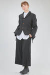 giacca al fianco, lievemente sfiancata, in tela techno di poliestere lavato - COMME des GARÇONS - COMME des GARÇONS 