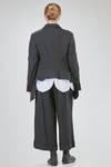 giacca al fianco, lievemente sfiancata, in tela techno di poliestere lavato - COMME des GARÇONS - COMME des GARÇONS 