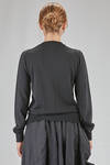 cardigan al fianco, morbido, in maglia rasata di lana - COMME des GARÇONS - COMME des GARÇONS 