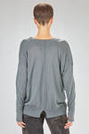 long and wide cardigan in light plain cashmere and silk knit - ISABEL BENENATO 