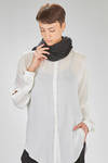 scarf in cashmere and silk knit - ISABEL BENENATO 