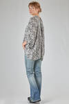 camicia over, asimmetrica, in georgette di poliestere stampato - JUNYA WATANABE 
