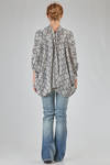camicia over, asimmetrica, in georgette di poliestere stampato - JUNYA WATANABE 