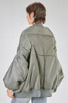 long and wide 'sculpture' bomber in nylon twill padded with polyester wadding - JUNYA WATANABE 