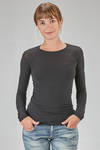 basic t-shirt, hip-lenght, lean, in stretch nylon jersey - JUNYA WATANABE 