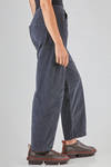 pantalone morbido in velluto a costine sottili verticali di cotone ed elastan - KRISTENSEN DU NORD 
