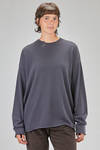 long and wide sweater, in plain cashmere knit - KRISTENSEN DU NORD 