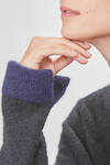 hip-length sweater, wide, in soft cashmere and silk knit - LUSSI 