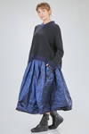 hip-length sweater, wide, in soft cashmere and silk knit - LUSSI 