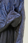 hip-length top, wide, in washed silk taffetas and tulle - LUSSI 