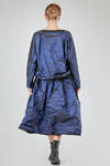 hip-length top, wide, in washed silk taffetas and tulle - LUSSI 