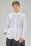 camicia lunga e svasata in popeline di cotone - NOIR KEI NINOMIYA 