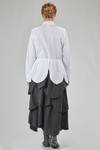 camicia lunga e svasata in popeline di cotone - NOIR KEI NINOMIYA 