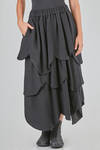 gonna lunga e ampia in herrington di lana - NOIR KEI NINOMIYA 