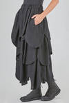 gonna lunga e ampia in herrington di lana - NOIR KEI NINOMIYA 