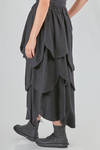 gonna lunga e ampia in herrington di lana - NOIR KEI NINOMIYA 