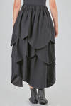 gonna lunga e ampia in herrington di lana - NOIR KEI NINOMIYA 