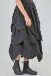 gonna lunga e ampia in herrington di lana - NOIR KEI NINOMIYA 