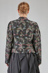 hip-lenght jacket, straight, in doubled cotton, cupro, polyester and nylon gauze with jacquard motif - NOIR KEI NINOMIYA 