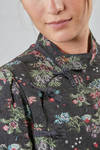 hip-lenght jacket, straight, in doubled cotton, cupro, polyester and nylon gauze with jacquard motif - NOIR KEI NINOMIYA 