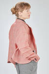 hip-lenght jacket, soft, in wool and polyurethane Prince of Wales - NOIR KEI NINOMIYA 