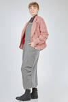 hip-lenght jacket, soft, in wool and polyurethane Prince of Wales - NOIR KEI NINOMIYA 