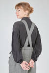 hip-lenght sweater, oversize, in faux fur long-pile polyester knit - NOIR KEI NINOMIYA 