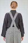hip-lenght sweater, oversize, in faux fur long-pile polyester knit - NOIR KEI NINOMIYA 