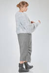 hip-lenght sweater, oversize, in faux fur long-pile polyester knit - NOIR KEI NINOMIYA 