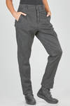 soft jeans in stretch, light and over-dyed cotton and elastane denim - RUNDHOLZ 