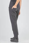 pantalone a sigaretta in crêpe di lana, cotone ed elastan - RUNDHOLZ 