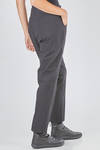 pantalone a sigaretta in crêpe di lana, cotone ed elastan - RUNDHOLZ 