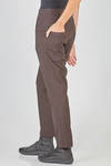 pantalone a sigaretta in crêpe di lana, cotone ed elastan - RUNDHOLZ 