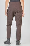 pantalone a sigaretta in crêpe di lana, cotone ed elastan - RUNDHOLZ 