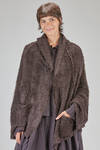 cardigan lungo e over, in maglia a filo lungo di seta - RUNDHOLZ 
