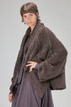 cardigan lungo e over, in maglia a filo lungo di seta - RUNDHOLZ 
